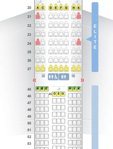 Seat Map EVA Air Boeing B777 300ER 333PAX.